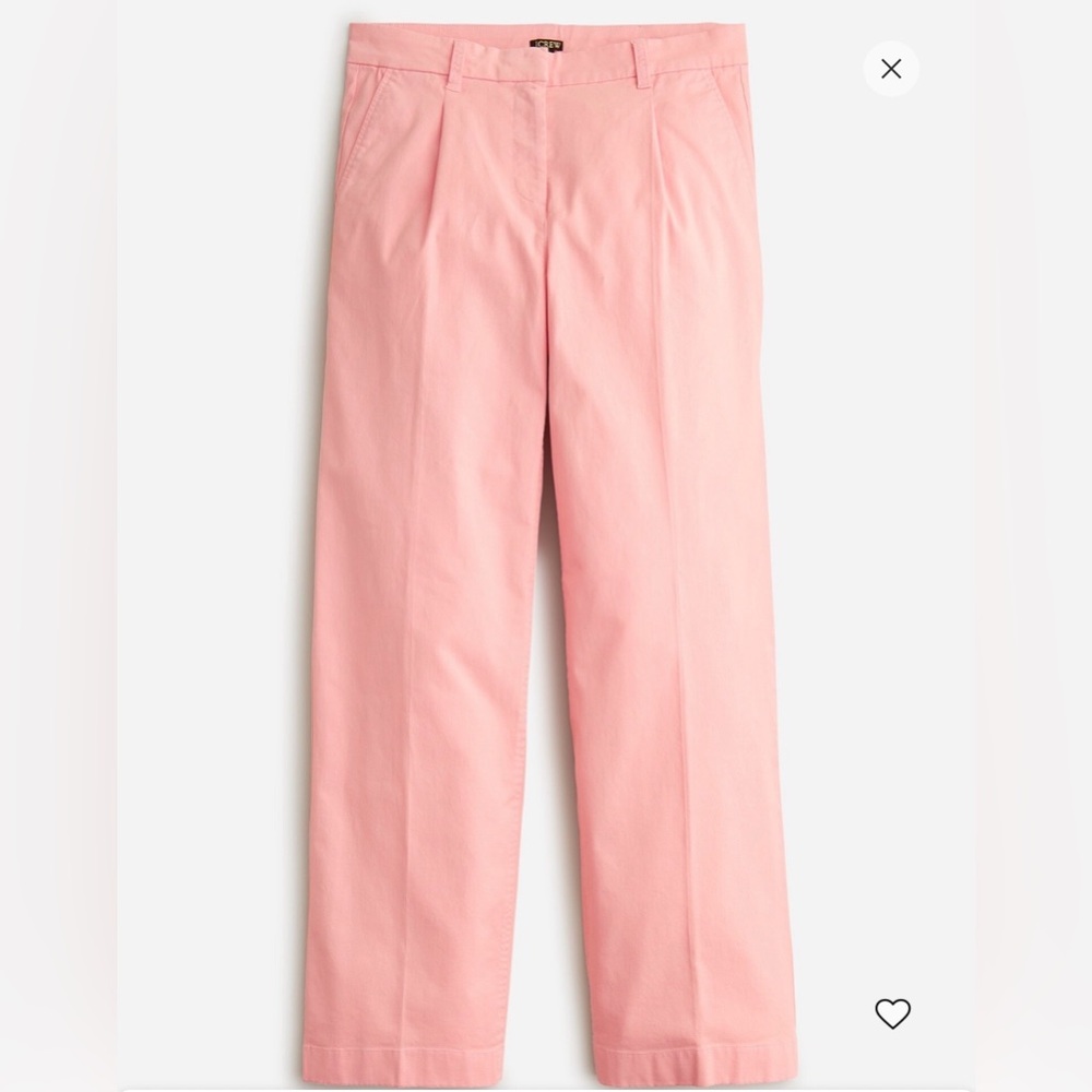 J.Crew Pleated Capeside Chino Pant. New with Tags.